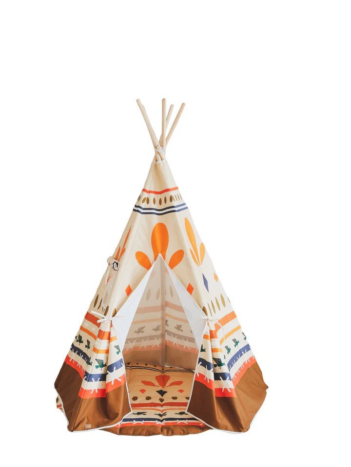 Native Cotton Teepee Tent for Kids & Toddlers (3y+) - Tiny Tugz™