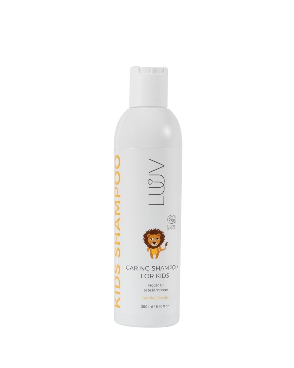 Natural Caring Kids Shampoo – Vanilla (200 ml) - Tiny Tugz™