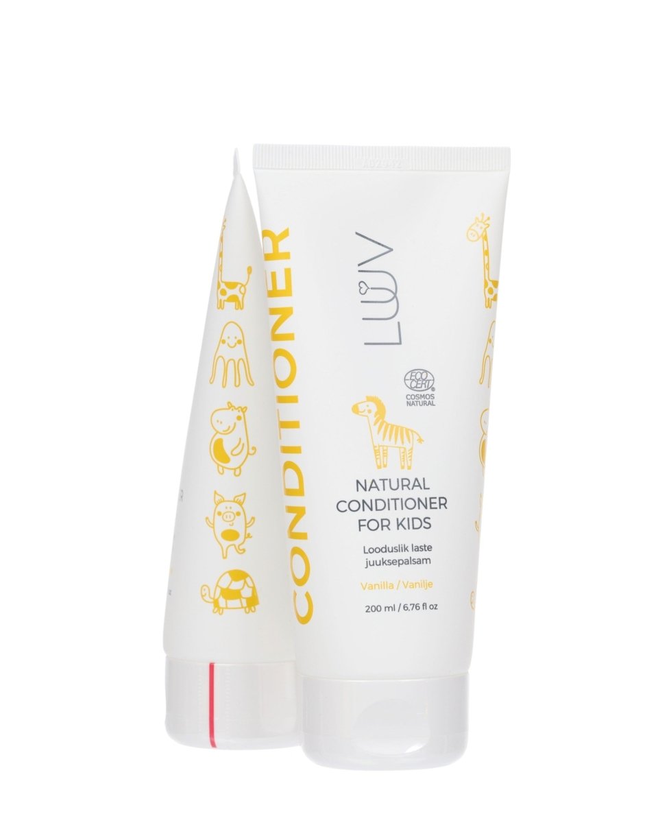 Natural Conditioner for Kids – Vanilla (200 ml) - Tiny Tugz™