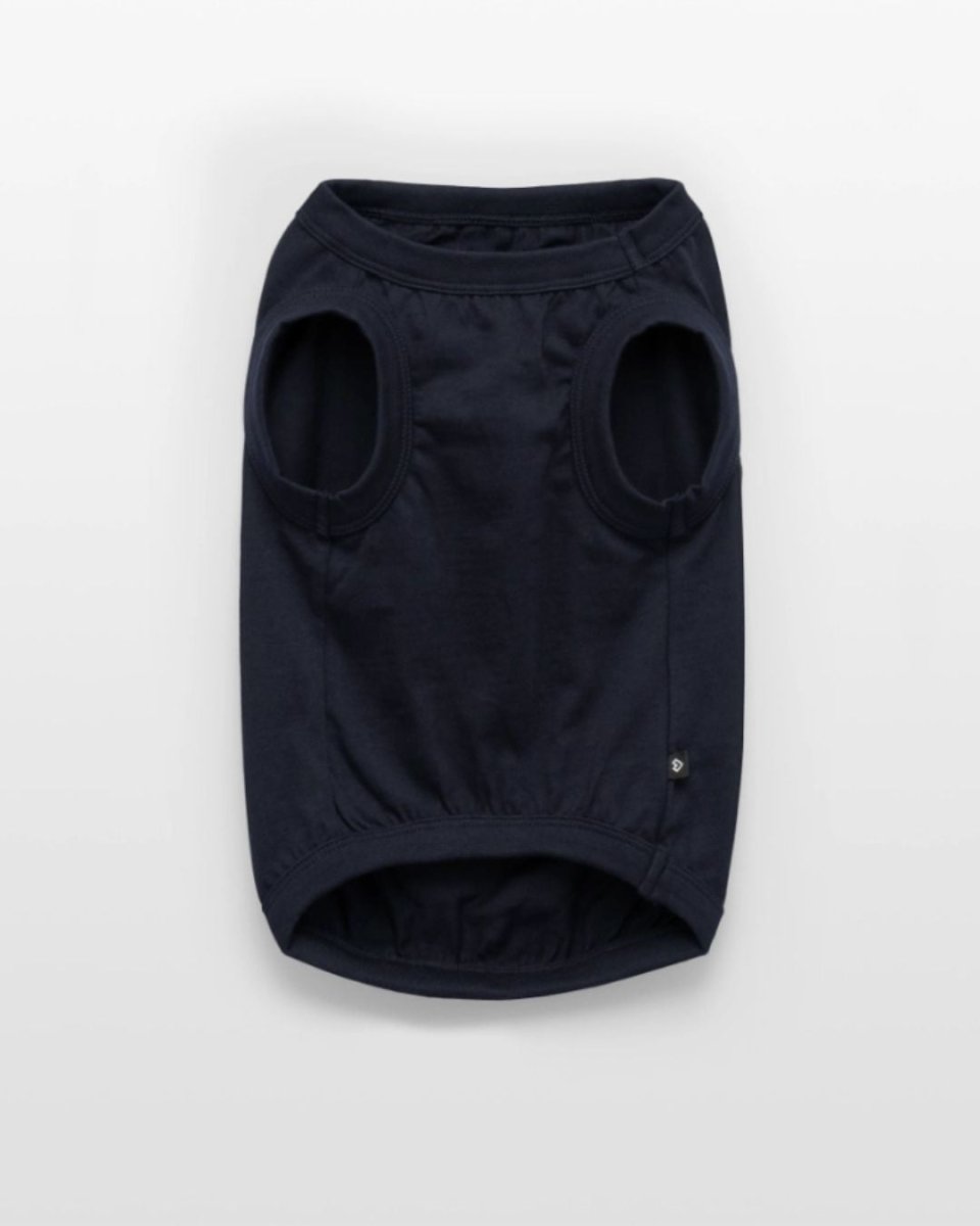 Navy 100% Organic Cotton Dog T-Shirt - Tiny Tugz™
