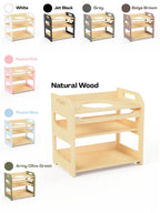 Montessori Wooden Washbasin With Storage for Kids - Small