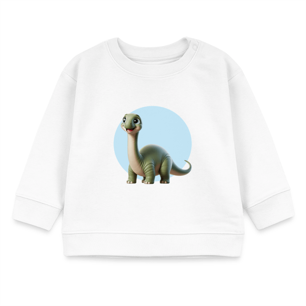 Organic Blend Baby Sweatshirt (3D Dino Illustration) - Tiny Tugz™