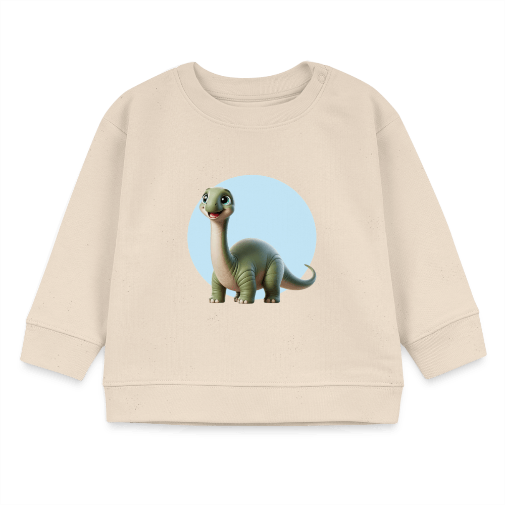 Organic Blend Baby Sweatshirt (3D Dino Illustration) - Tiny Tugz™
