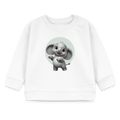 Organic Blend Baby Sweatshirt (3D Elephant Illustration) - Tiny Tugz™