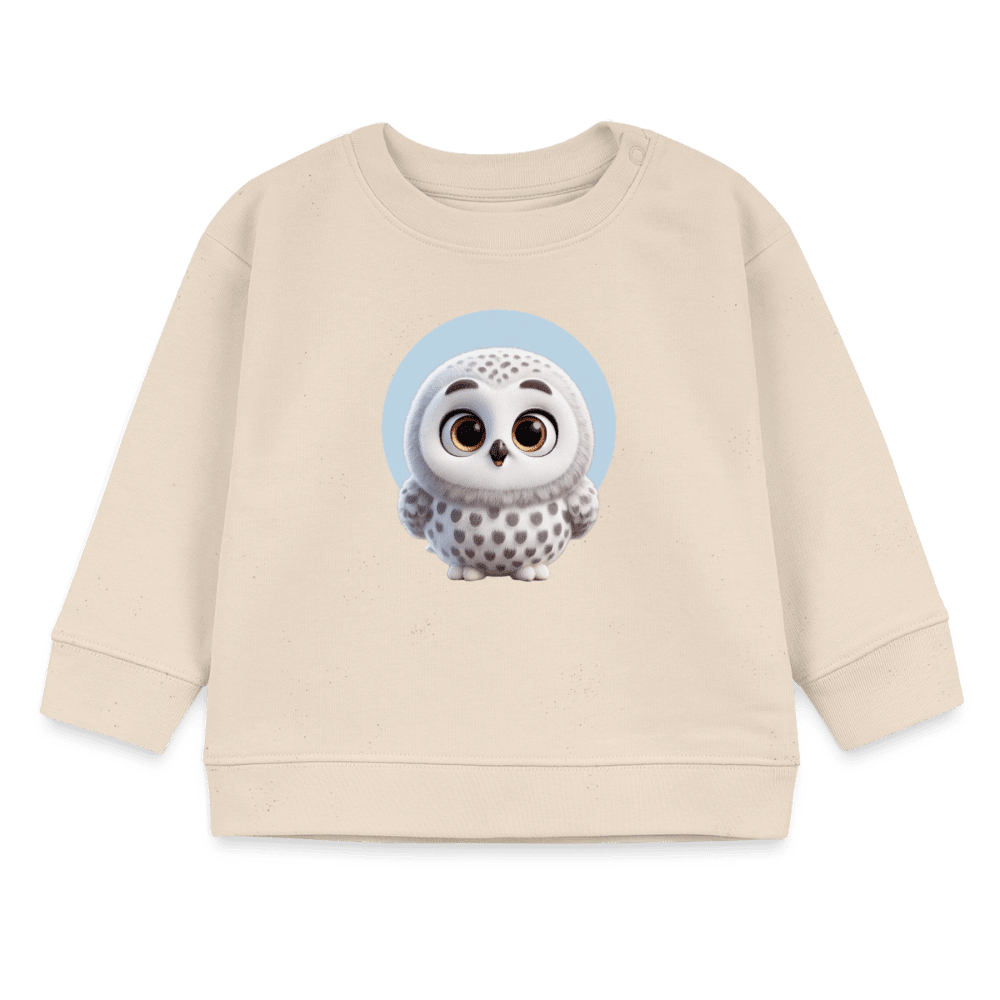 Organic Blend Baby Sweatshirt (3D Owl Illustration) - Tiny Tugz™
