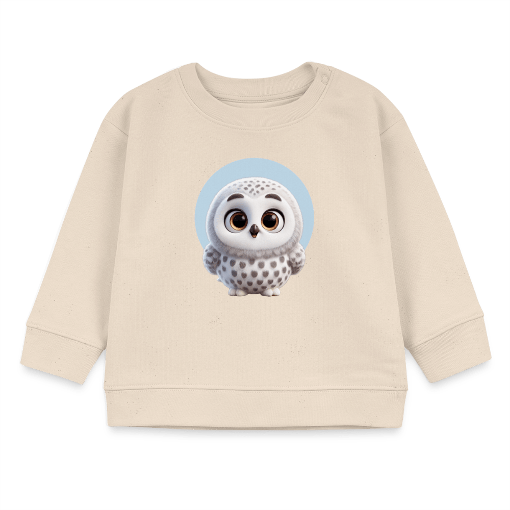 Organic Blend Baby Sweatshirt (3D Owl Illustration) - Tiny Tugz™
