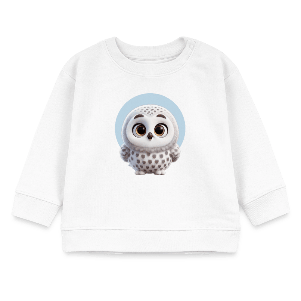 Organic Blend Baby Sweatshirt (3D Owl Illustration) - Tiny Tugz™