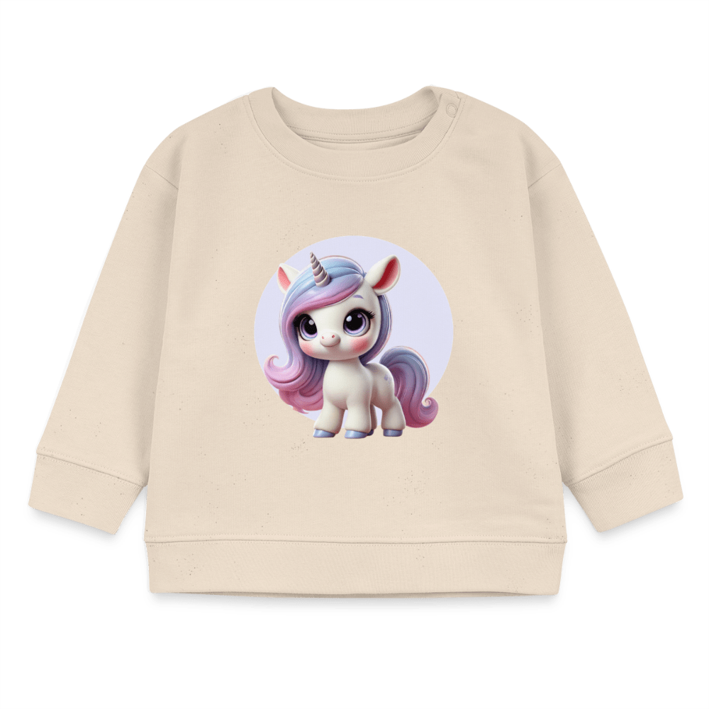 Organic Blend Baby Sweatshirt (3D Unicorn Illustration) - Tiny Tugz™