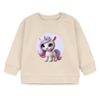 Organic Blend Baby Sweatshirt (3D Unicorn Illustration) - Tiny Tugz™