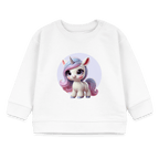 Organic Blend Baby Sweatshirt (3D Unicorn Illustration) - Tiny Tugz™