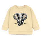 Organic Blend Baby Sweatshirt (Canvas Elephant) - Tiny Tugz™