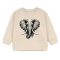Organic Blend Baby Sweatshirt (Canvas Elephant) - Tiny Tugz™