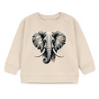 Organic Blend Baby Sweatshirt (Canvas Elephant) - Tiny Tugz™