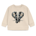 Organic Blend Baby Sweatshirt (Canvas Elephant) - Tiny Tugz™