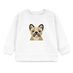 Organic Blend Baby Sweatshirt (Felt Appliqué French Bulldog) - Tiny Tugz™