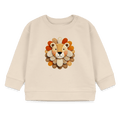Organic Blend Baby Sweatshirt (Felt Appliqué Lion) - Tiny Tugz™