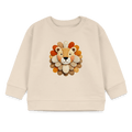 Organic Blend Baby Sweatshirt (Felt Appliqué Lion) - Tiny Tugz™