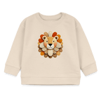 Organic Blend Baby Sweatshirt (Felt Appliqué Lion) - Tiny Tugz™