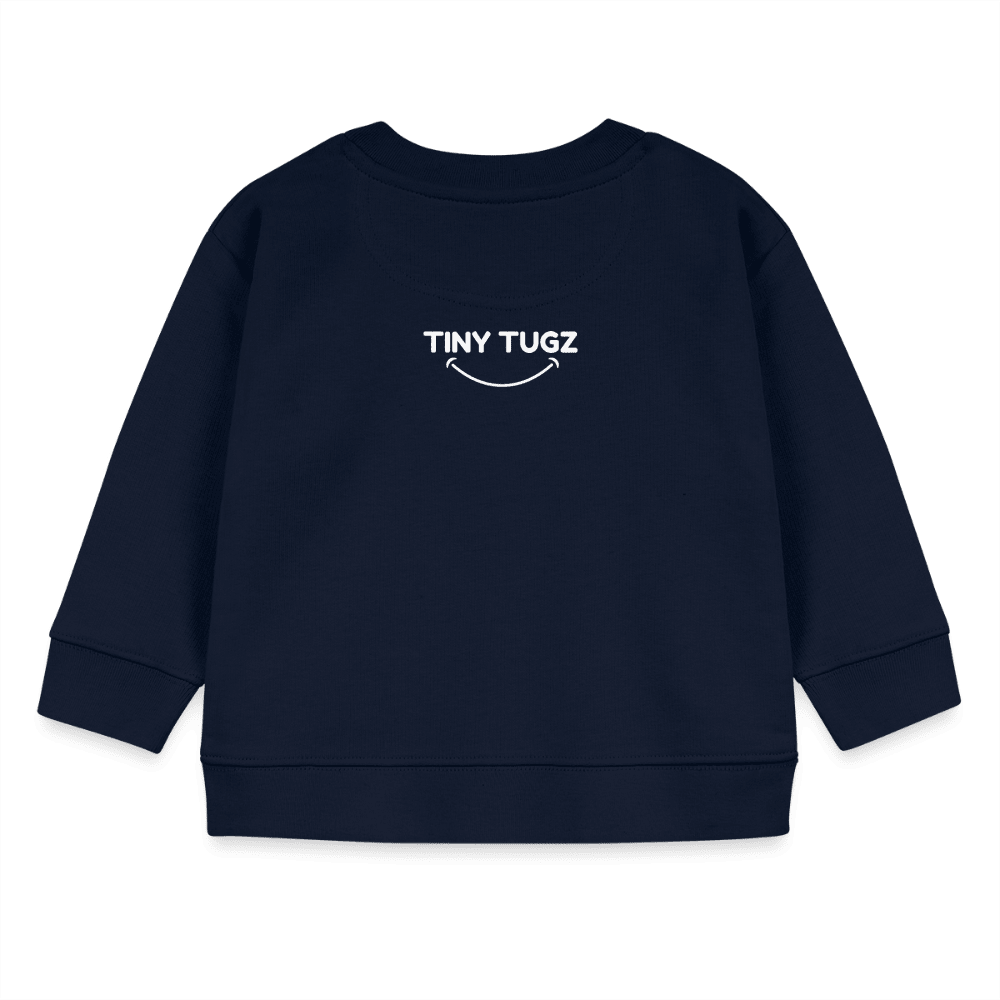 Organic Blend Baby Sweatshirt (Felt Appliqué Lion) - Tiny Tugz™