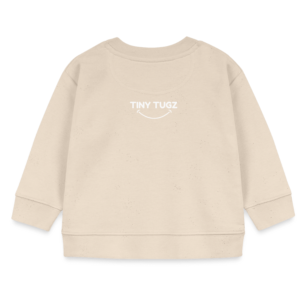 Organic Blend Baby Sweatshirt (Felt Appliqué Lion) - Tiny Tugz™