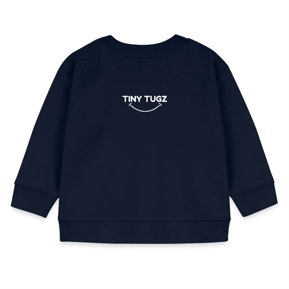 Organic Blend Baby Sweatshirt (Felt Appliqué Lion) - Tiny Tugz™