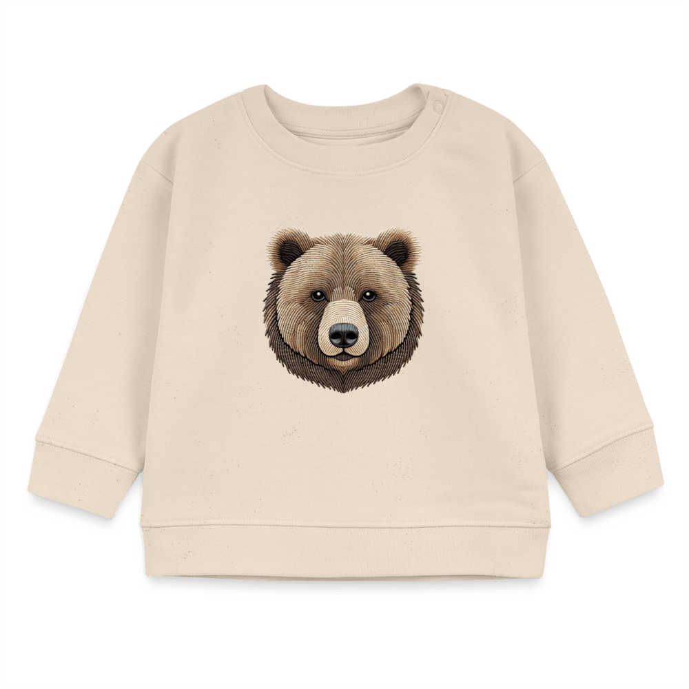 Organic Blend Baby Sweatshirt (Thread Art Bear) - Tiny Tugz™