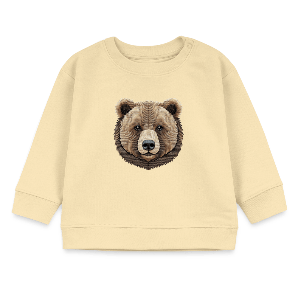Organic Blend Baby Sweatshirt (Thread Art Bear) - Tiny Tugz™