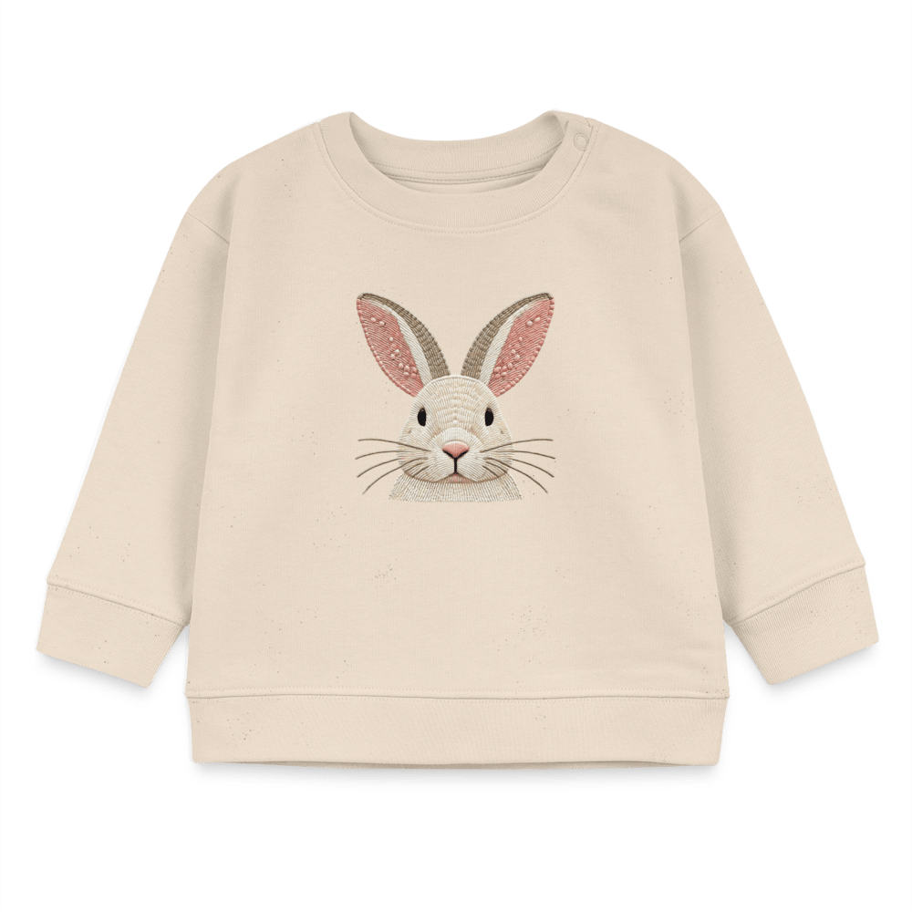 Organic Blend Baby Sweatshirt (Thread Art Bunny) - Tiny Tugz™