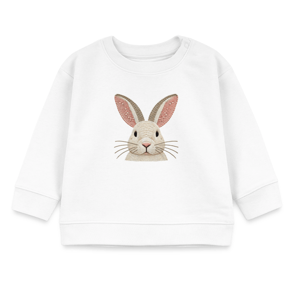 Organic Blend Baby Sweatshirt (Thread Art Bunny) - Tiny Tugz™