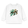 Organic Blend Baby Sweatshirt (Turtle Watercolour Art) - Tiny Tugz™