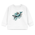 Organic Blend Baby Sweatshirt (Whale Watercolour Art) - Tiny Tugz™