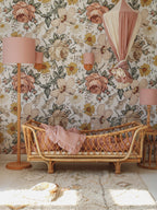 Organic Cotton and Linen Canopy - Powder Pink