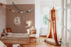 Organic Cotton and Linen Canopy - Caramel Circus