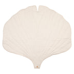 Organic Cotton and Velvet Ginkgo Leaf Playmat - Yellow