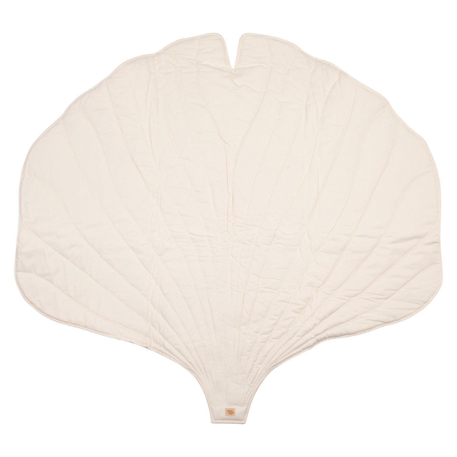 Organic Cotton and Velvet Ginkgo Leaf Playmat - Yellow