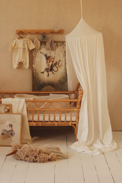 Organic Cotton Canopy - Cream Cotton
