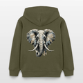 Organic Cotton Kids' Hoodie (Canvas Art Elephant) - Tiny Tugz™