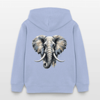 Organic Cotton Kids' Hoodie (Canvas Art Elephant) - Tiny Tugz™