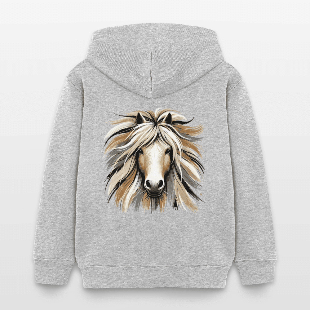 Organic Cotton Kids' Hoodie (Canvas Art Horse) - Tiny Tugz™