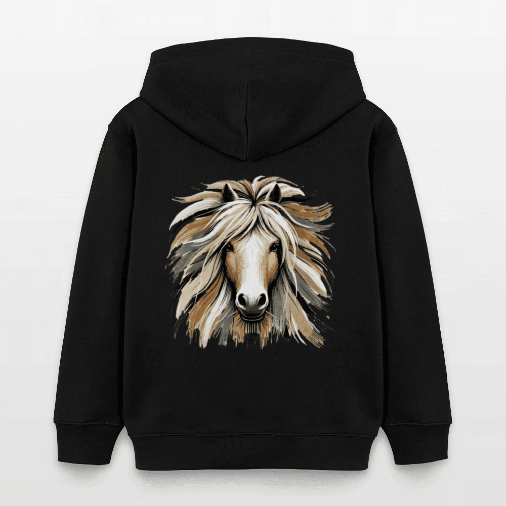 Organic Cotton Kids' Hoodie (Canvas Art Horse) - Tiny Tugz™
