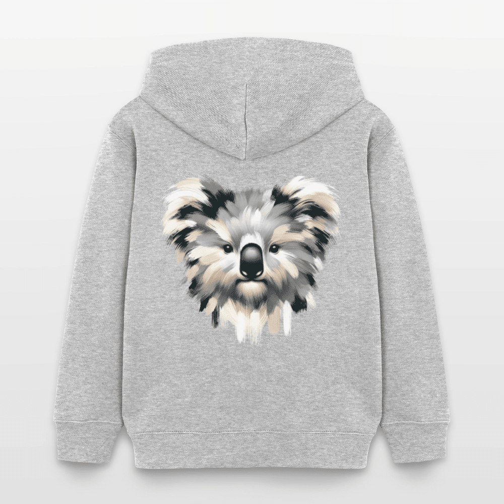 Organic Cotton Kids' Hoodie (Canvas Art Koala) - Tiny Tugz™