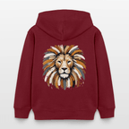 Organic Cotton Kids' Hoodie (Canvas Art Lion) - Tiny Tugz™