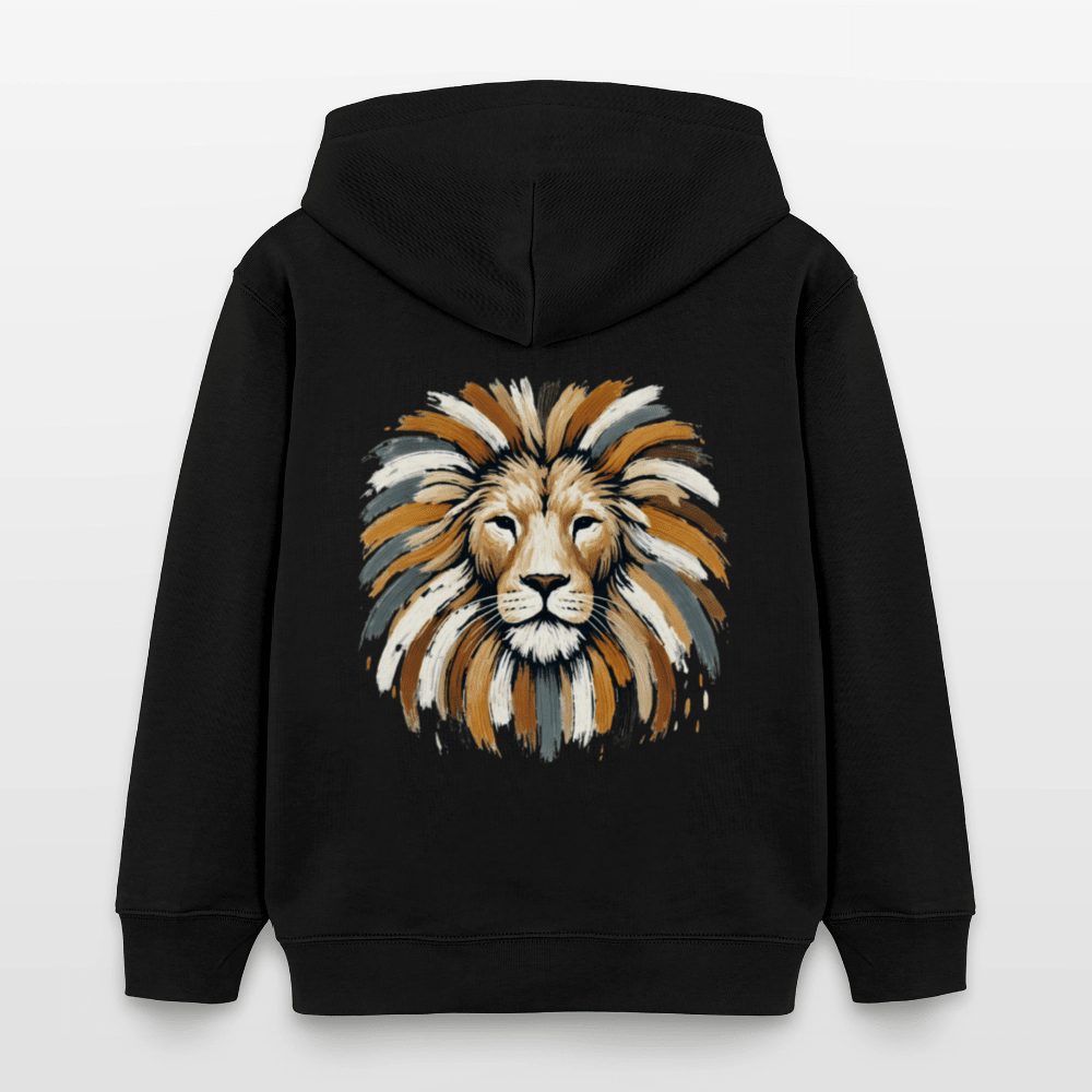 Organic Cotton Kids' Hoodie (Canvas Art Lion) - Tiny Tugz™