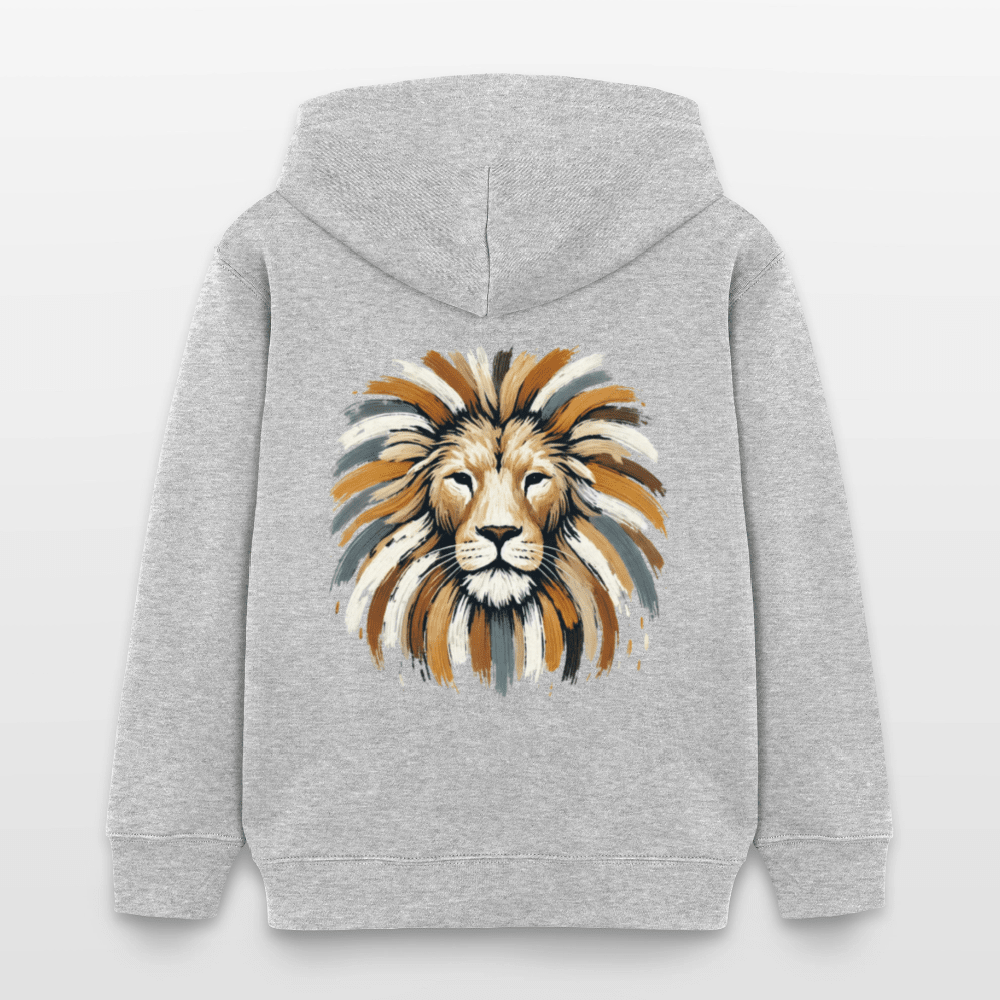 Organic Cotton Kids' Hoodie (Canvas Art Lion) - Tiny Tugz™