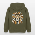 Organic Cotton Kids' Hoodie (Canvas Art Lion) - Tiny Tugz™