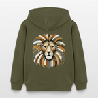 Organic Cotton Kids' Hoodie (Canvas Art Lion) - Tiny Tugz™