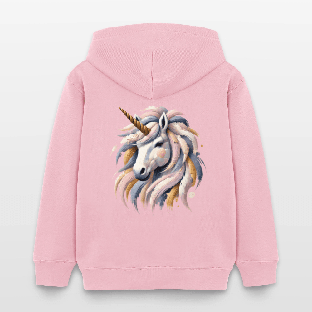 Organic Cotton Kids' Hoodie (Canvas Art Unicorn) - Tiny Tugz™