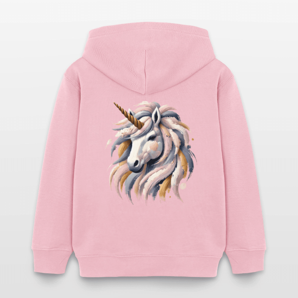 Organic Cotton Kids' Hoodie (Canvas Art Unicorn) - Tiny Tugz™