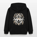 Organic Cotton Kids' Hoodie (Canvas Art Wolf) - Tiny Tugz™