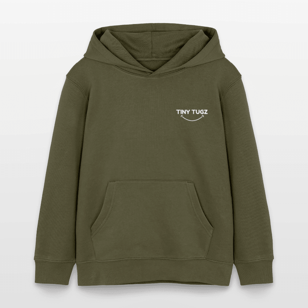Organic Cotton Kids' Hoodie (Canvas Art Wolf) - Tiny Tugz™